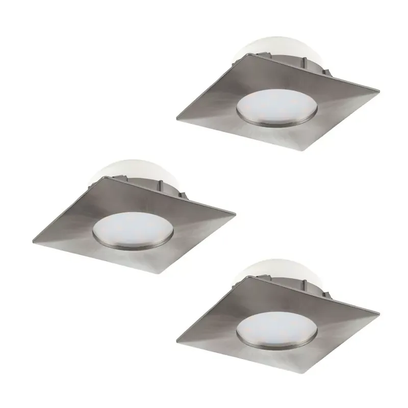Prémium Eglo Pineda 95803 beépíthető spotlámpa szett, 3x6W LED, 3000K, 3x500lm