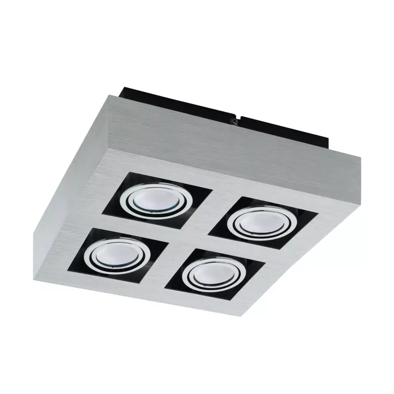 Eglo Loke 1 91355 LED-es mennyezeti lámpa, 4x5W GU10, 3000K, 4x400 lm Biztonságos fizetés