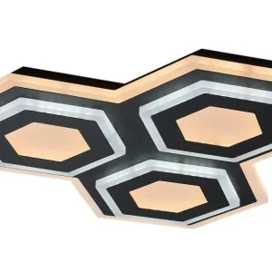 Szuper akció Rábalux BITSI 71115 távirányítós mennyezeti lámpa, 72W LED, 3000+6000K, 3200 lm