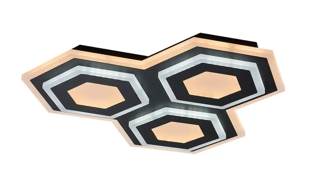 Szuper akció Rábalux BITSI 71115 távirányítós mennyezeti lámpa, 72W LED, 3000+6000K, 3200 lm