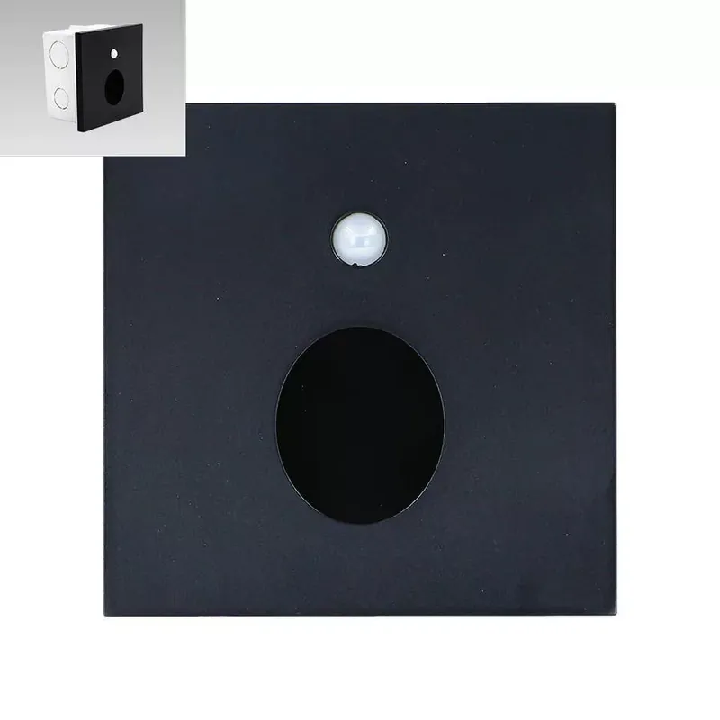 Azonnali szállítás Emithor Step Light Olive 70436 mozgásérzékelős lépcsővilágító lámpa, 1W LED, 4000K, 50 lm