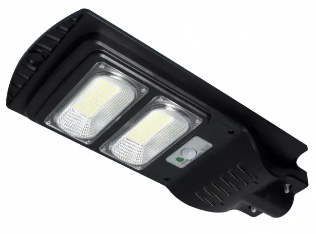 Expressz szállítás MasterLED távirányítós, napelemes közvilágítási lámpatest, 100W, 6000K, 2000 lm, IP65