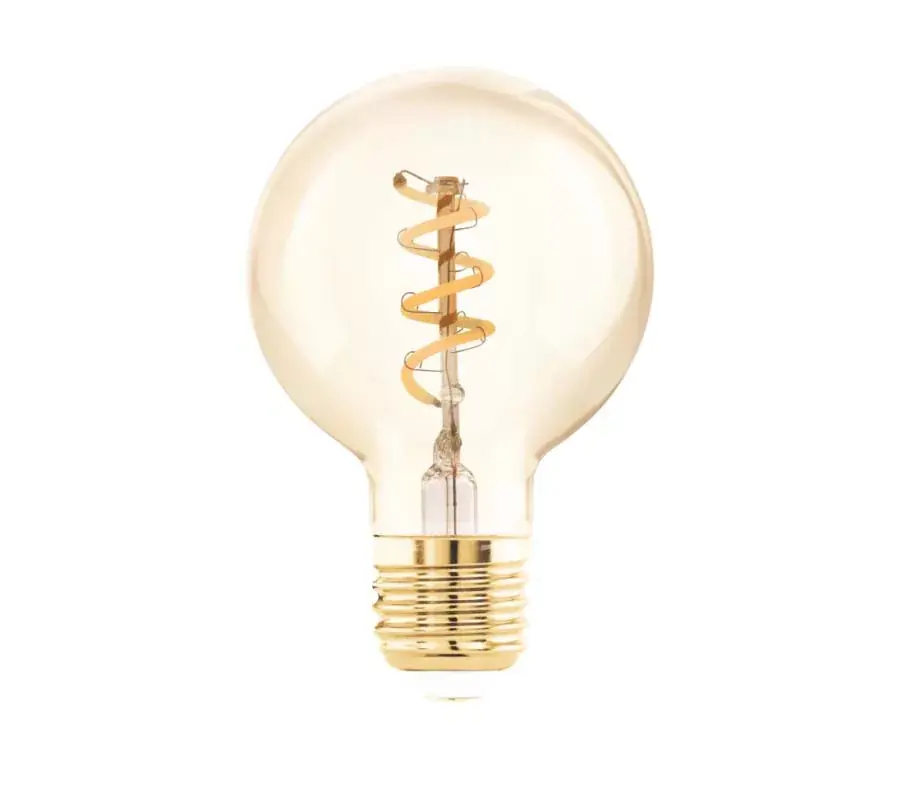 Legkelendőbb Eglo 110192 Decor Spiral E27-LED-G60 dimmelhető gömb fényforrás, 4W=15W, 2000K, 145 lm