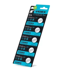 Videx CR1620 70mAh gombelem (darabár min. rendelhető mennyiség 5 db) Népszerű