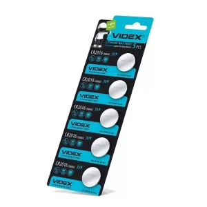 Bestseller Videx CR2016 80mAh gombelem (darabár min. rendelhető mennyiség 5 db)
