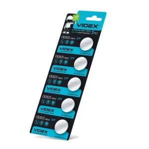 Videx CR2025 160mAh gombelem (darabár min. rendelhető mennyiség 5 db) Ajánlat