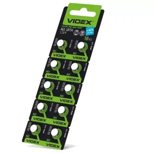 Videx AG5/LR754 66mAh alkáli gombelem (darabár min. rendelhető mennyiség 10 db) Azonnali szállítás