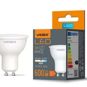 Árcsökkenés Videx GU10-es foglalatú 7 W-os SMD LED izzó natúr fehér