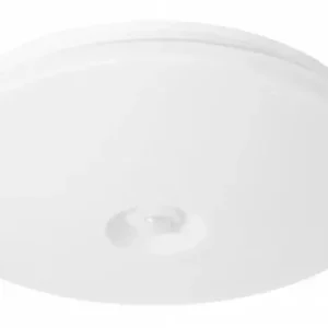 EcoLight LED 12 W-os ø260 mm beépített mozgásérzékelős kerek fehér mennyezeti lámpa IP44-es védettségű Bestseller