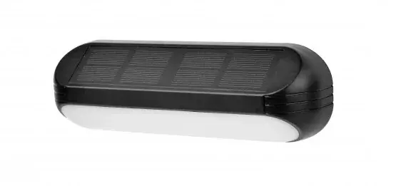 EcoLight Solar RGB+WW fekete homlokzati lámpatest IP65-ös védettségű Legnépszerűbb