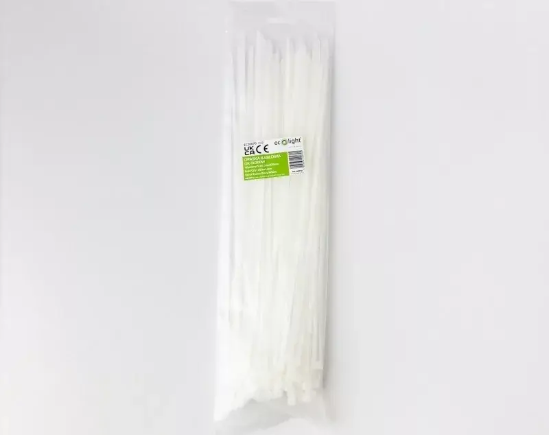 EcoLight Kábelkötegelő OK-36300W 3 6x300 mm fehér 100 db-os kiszerelés Ne maradj le