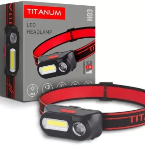 Videx TITANUM LED Fejlámpa újratölthető akkumulátorral 6500K TLF-H03 Biztonságos vásárlás