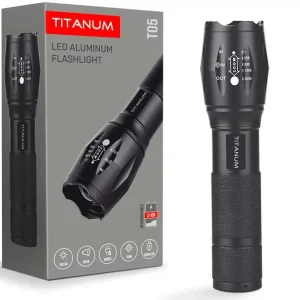 Videx TITANUM hordozható LED zseblámpa 6500K 300lm TLF-T05 Szuper akció