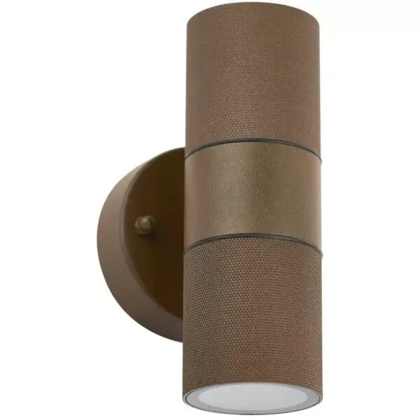 Eurolamp Arte Illumina fali lámpa 2xGU10, IP44, barna Prémium