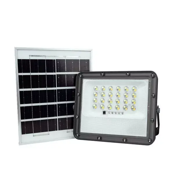 Eurolamp vízálló napelemes LED reflektor 50W CCT IP66 Szuper ajánlat