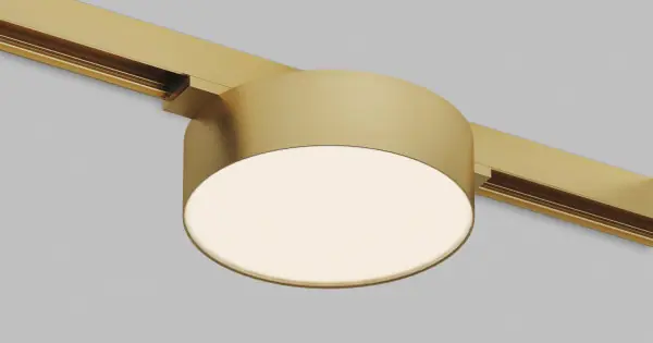Olcsó DENKIRS DENKIRS DK sárgaréz Shine mágneses sínes rendszer lámpafej (DEN-DK/EU-5762-SB) LED 1 izzós IP20