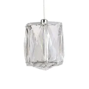Kedvezmény Luxera Polar króm-átlátszó kristály LED függesztett lámpa (LUX-62404) LED 1 izzós IP20