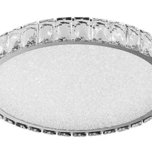 Luxera Giro króm-átlátszó kristály LED mennyezeti lámpa (LUX-62423) LED 1 izzós IP20 Akció