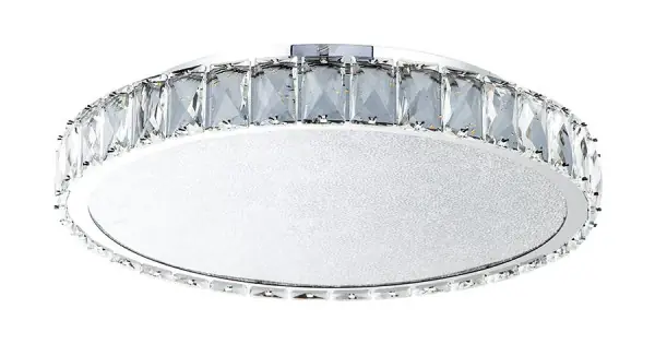 Bestseller Luxera Giro króm-átlátszó kristály LED mennyezeti lámpa (LUX-62407) LED 1 izzós IP20
