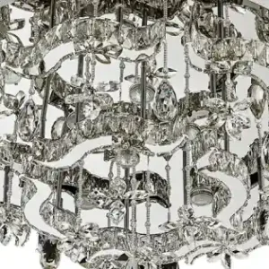 Luxera Aramea króm-átlátszó kristály mennyezeti lámpa (LUX-62408) GU10 11 izzós IP20 Csak ma