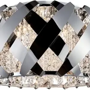 Luxera Stratoss króm-átlátszó kristály mennyezeti lámpa (LUX-46067) G9 8 izzós IP20 Prémium