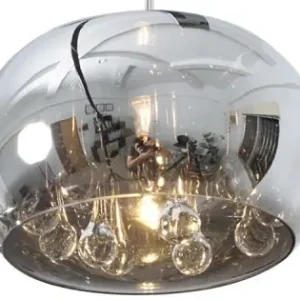 Luxera Sphera króm-átlátszó függesztett lámpa (LUX-46057) G9 1 izzós IP20 Kedvezmény