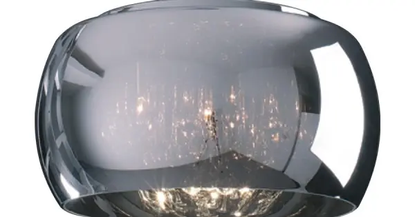 Luxera Sphera króm-átlátszó függesztett lámpa (LUX-46011) G9 5 izzós IP20 Outlet