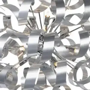 Exkluzív ajánlat Luxera Ribbon króm-szürke függesztett lámpa (LUX-64361) G9 12 izzós IP20