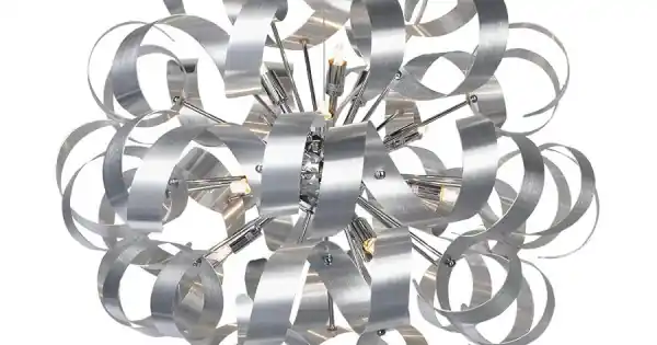Exkluzív ajánlat Luxera Ribbon króm-szürke függesztett lámpa (LUX-64361) G9 12 izzós IP20