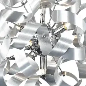 Luxera Ribbon króm-szürke függesztett lámpa (LUX-64348) G9 5 izzós IP20 Ne maradj le