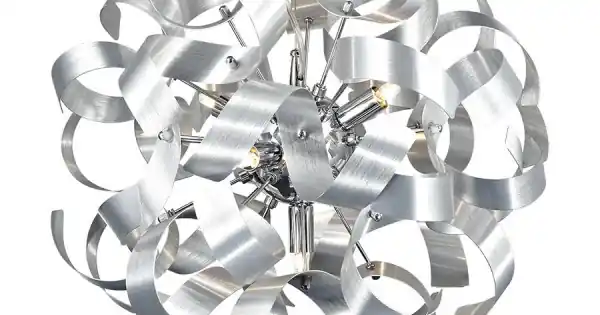 Luxera Ribbon króm-szürke függesztett lámpa (LUX-64348) G9 5 izzós IP20 Ne maradj le