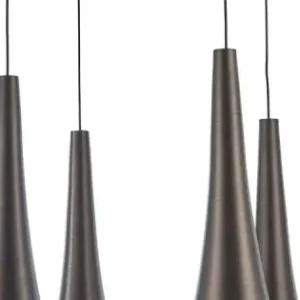 Legkelendőbb Luxera Madera barna-szürke LED függesztett lámpa (LUX-64412) LED 1 izzós IP20