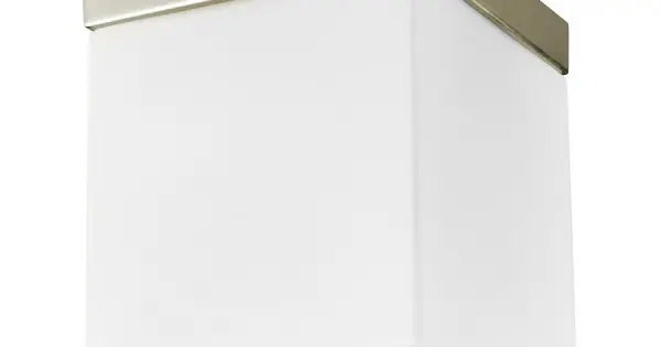 Végkiárusítás Luxera Cubix fehér-sárga mennyezeti lámpa (LUX-1510) E27 1 izzós IP20