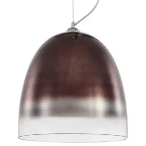 Luxera Bayamo króm-barna függesztett lámpa (LUX-46078) E27 1 izzós IP20 Alacsony ár