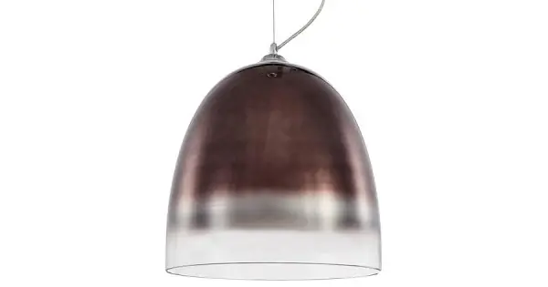Luxera Bayamo króm-barna függesztett lámpa (LUX-46078) E27 1 izzós IP20 Alacsony ár