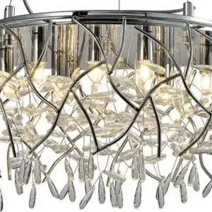 Ajánlat Luxera Amato króm-átlátszó függesztett lámpa (LUX-46121) G9 6 izzós IP20