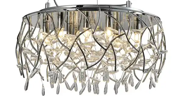 Ajánlat Luxera Amato króm-átlátszó függesztett lámpa (LUX-46121) G9 6 izzós IP20