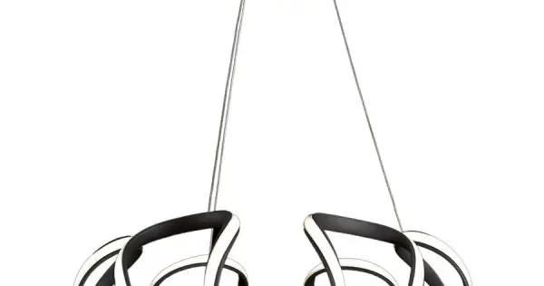 Luxera Passo fekete LED függesztett lámpa (LUX-18206) LED 1 izzós IP20 Árcsökkenés