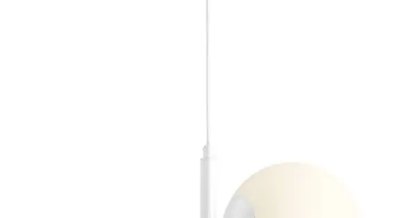 Azonnal elérhető Aldex Fin fehér függesztett lámpa (ALD-1120E_M) E27 3 izzós IP20