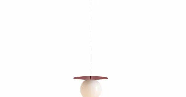 Bestseller Aldex Loop piros-fehér függesztett lámpa (ALD-1125G15_L) E27 1 izzós IP20