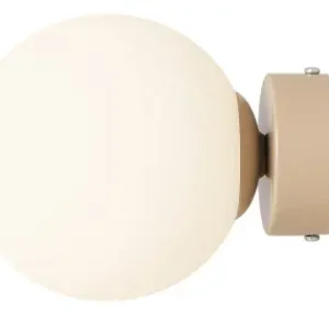 Aldex Ball bézs-fehér fali lámpa (ALD-1076C17_S) E14 1 izzós IP20 Akció