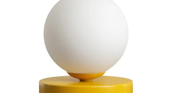 Vedd meg most Aldex Ball sárga-fehér asztali lámpa (ALD-1076B14_S) E14 1 izzós IP20