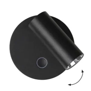 Viokef Tara fekete LED fali olvasólámpa (VIO-4319601) LED 1 izzós IP20 Újdonság