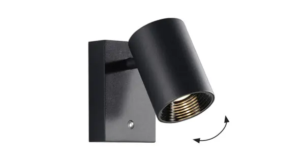 Viokef Melina fekete LED fali lámpa (VIO-4335200) LED 1 izzós IP20 Árcsökkenés