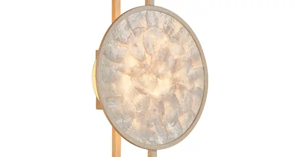 Kiárusítás Viokef Elyra fehér-arany LED fali lámpa (VIO-4339800) LED 1 izzós IP20