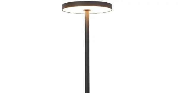 Viokef Demy fekete LED asztali lámpa (VIO-4341000) LED 1 izzós IP20 Árcsökkenés