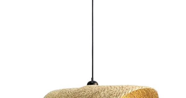 Viokef Lilly natúr-fekete függesztett lámpa (VIO-4350100) E27 1 izzós IP20 Olcsó