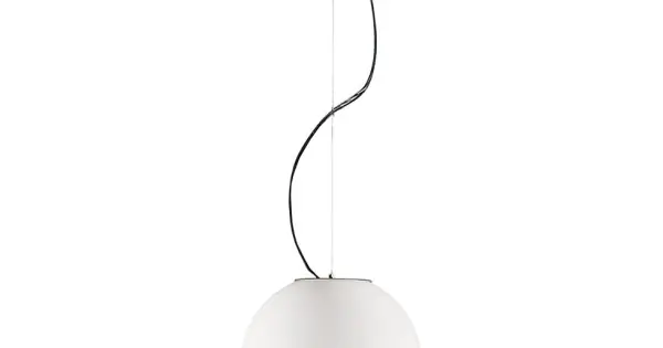 Viokef Luna nikkel-opál függesztett lámpa (VIO-425600P) E27 1 izzós IP21 Újdonság