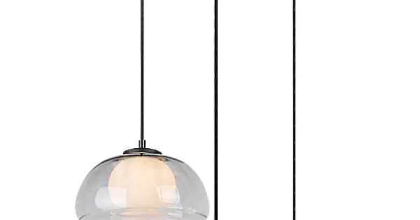 Gyors kiszállítás Rábalux Elowen fekete függesztett lámpa (RAB-72276) G9 3 izzós IP20