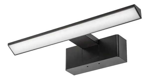 Kedvezmény Rábalux Loric fekete fürdőszobai LED tükörmegvilágító lámpa (RAB-75024) LED 1 izzós IP44